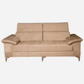 MAARK FABRIC TWO SEATER SOFA ROYCE HALF WHITE COLOUR