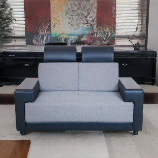 MAARK FABRIC TWO SEATER SOFA INDROYAL GRAY COLOUR