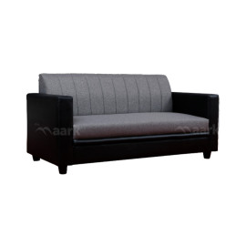MAARK FABRIC THREE SEATER SOFA HACKSAW GRAY COLOUR