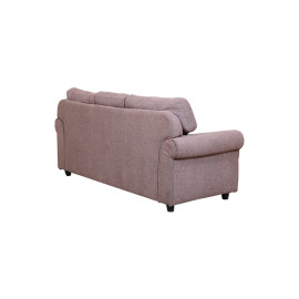MAARK FABRIC THREE SEATER SOFA LINGA BROWN COLOUR