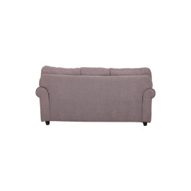 MAARK FABRIC THREE SEATER SOFA LINGA BROWN COLOUR
