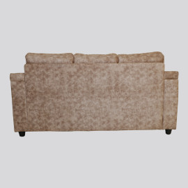 MAARK FABRIC THREE SEATER SOFA PLATINA HALF WHITE COLOUR