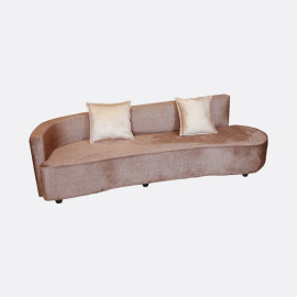 MAARK FABRIC THREE SEATER SOFA PRETTY