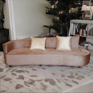 MAARK FABRIC THREE SEATER SOFA PRETTY