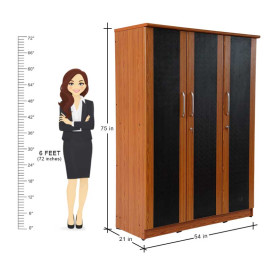 MAARK 3 DOOR WARDROBE PF PREMIUM