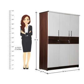 MAARK 3 DOOR WARDROBE PF PREMIUM