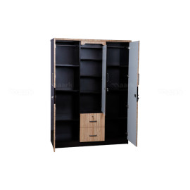 MAARK 3 DOOR WARDROBE PF WITH DRESSER