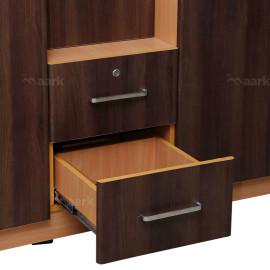 MAARK 5 DOOR WARDROBE PF WITH DRESSER