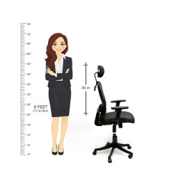 MAARK HIGH BACK OFFICE CHAIR DUNE MS 013 DH