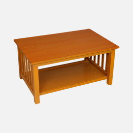 MAARK WOODEN FINISH M5 COFFEE TABLE TEAK COLOUR