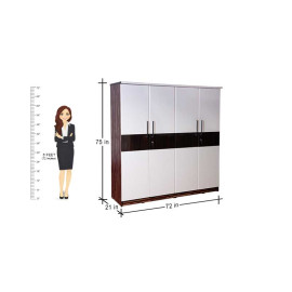 MAARK 4 DOOR WARDROBE PF PREMIUM
