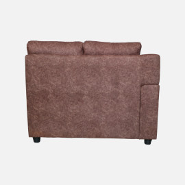 MAARK FABRIC CORNER SOFA 5 SEATER SAJINA BROWN COLOUR