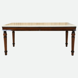 MAARK MARBLE TOP 6 SEATER DINING SET 6029 TD