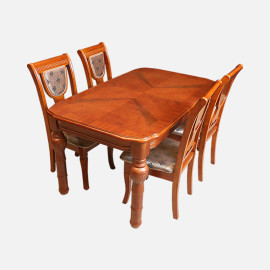 MAARK WOODEN TOP 4 SEATER DINING SET 229-902 HT