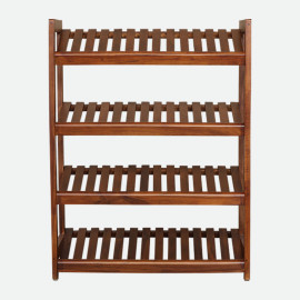 MAARK WOODEN CORNER STAND 4 LAYER 3 FEET VMG