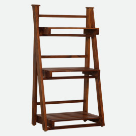 MAARK WOODEN CORNER STAND 3 FEET LADDER VMG