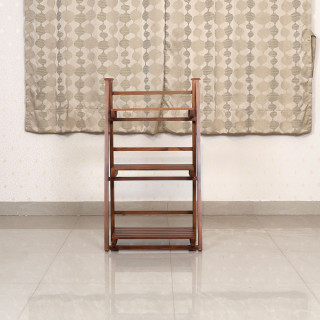 MAARK WOODEN CORNER STAND 3 FEET LADDER VMG