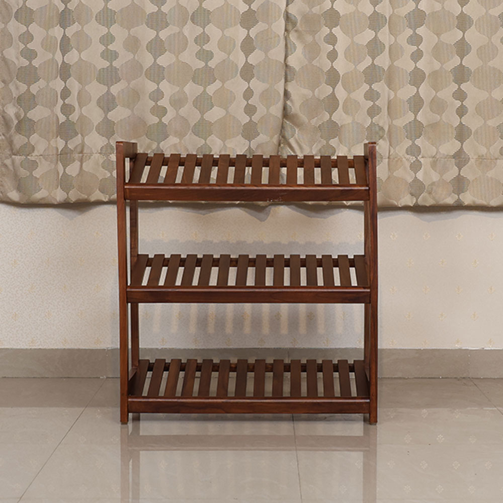 MAARK WOODEN CORNER STAND 3 FEET LADDER VMG