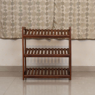MAARK WOODEN CORNER STAND 3 FEET LADDER VMG