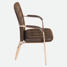 MAARK VISITOR CHAIR 637-4 BLACK COLOUR HT
