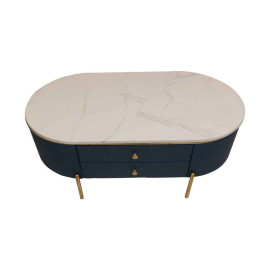 MAARK MARBLE TOP COFFEE TABLE CTM-A19 HT