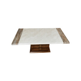MAARK MARBLE TOP 6 SEATER DINING SET 1102-6145 HT