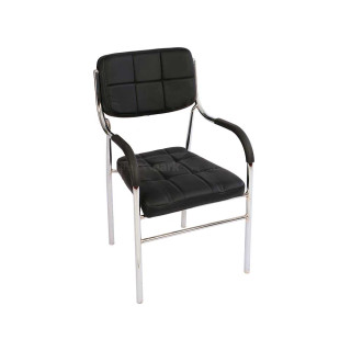 MAARK VISITOR CHAIR FB05 BLACK COLOUR HT