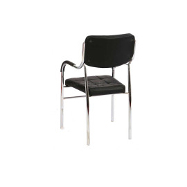 MAARK VISITOR CHAIR FB05 BLACK COLOUR HT