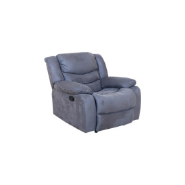 MAARK MANUAL RECLINER FABRIC SOFA SINGLE SEATER 1840 GRAY COLOUR HT