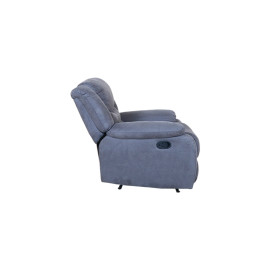 MAARK MANUAL RECLINER FABRIC SOFA SINGLE SEATER 1840 GRAY COLOUR HT