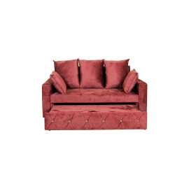 MAARK SOFA CUM BED KIA RED COLOUR