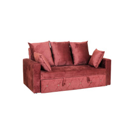 MAARK SOFA CUM BED KIA RED COLOUR