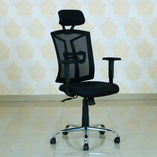 MAARK HIGH BACK OFFICE CHAIR BONAL HEADREST LT