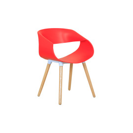 MAARK CAFE CHAIR A351 RED COLOUR HT