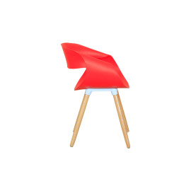 MAARK CAFE CHAIR A351 RED COLOUR HT