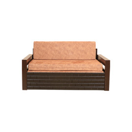 MAARK SOFA CUM BED 2 FOLD BROWN COLOUR