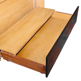 MAARK SOFA CUM BED 3 FOLD WITH SHELF