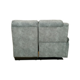 MAARK CORNER MANUAL RECLINER FABRIC SOFA 5 SEATER MAGILCHI GRAY COLOUR