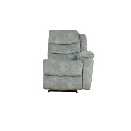 MAARK CORNER MANUAL RECLINER FABRIC SOFA 5 SEATER MAGILCHI GRAY COLOUR