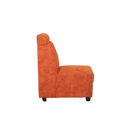 MAARK FABRIC CORNER SOFA 5 SEATER IYARKAI RED COLOUR