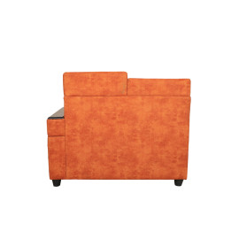 MAARK FABRIC CORNER SOFA 5 SEATER IYARKAI RED COLOUR