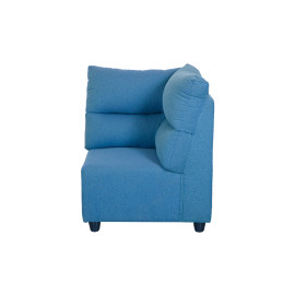 MAARK FABRIC CORNER SOFA 5 SEATER SAJINA BLUE COLOUR