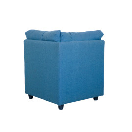 MAARK FABRIC CORNER SOFA 5 SEATER SAJINA BLUE COLOUR