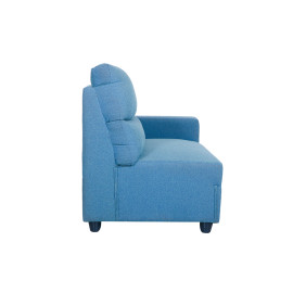 MAARK FABRIC CORNER SOFA 5 SEATER SAJINA BLUE COLOUR