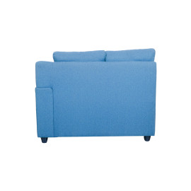 MAARK FABRIC CORNER SOFA 5 SEATER SAJINA BLUE COLOUR