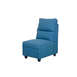 MAARK FABRIC CORNER SOFA 5 SEATER SAJINA BLUE COLOUR