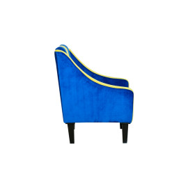 MAARK FABRIC SINGLE SEATER SOFA GURU BLUE COLOUR