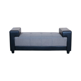 MAARK FABRIC SOFA SET (3+2+2+SETTY) INDROYAL GRAY COLOUR