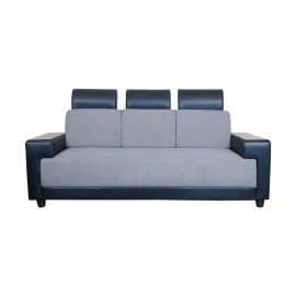 MAARK FABRIC SOFA SET (3+2+2+SETTY) INDROYAL GRAY COLOUR