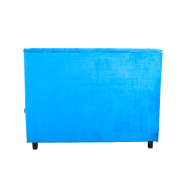 MAARK FABRIC THREE SEATER SOFA JANEEL BLUE COLOUR